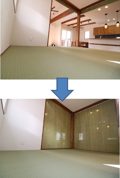 和室カーテン77