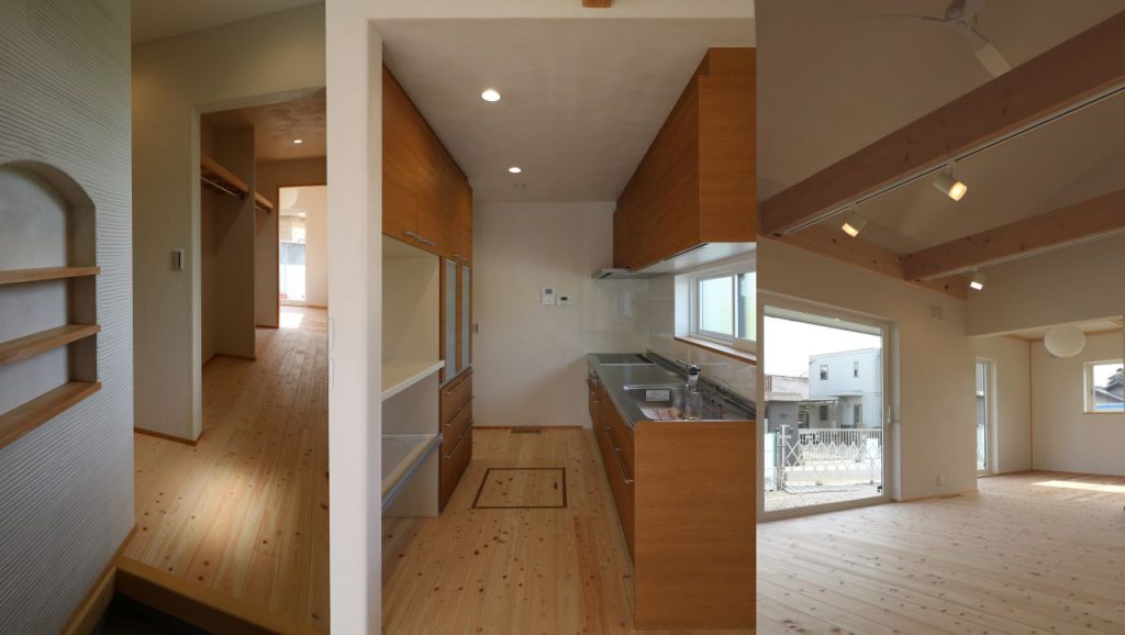 清須市新築住宅見学会建物内観