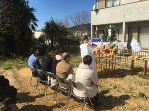 ちょりの家づくり☆地鎮祭の巻☆