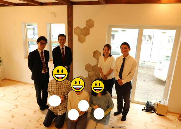 新築 笑顔のお引渡し