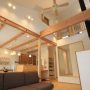 ＬＤＫと和室を繋げると約30畳の大空間に…！勾配天井により開放感も倍増！