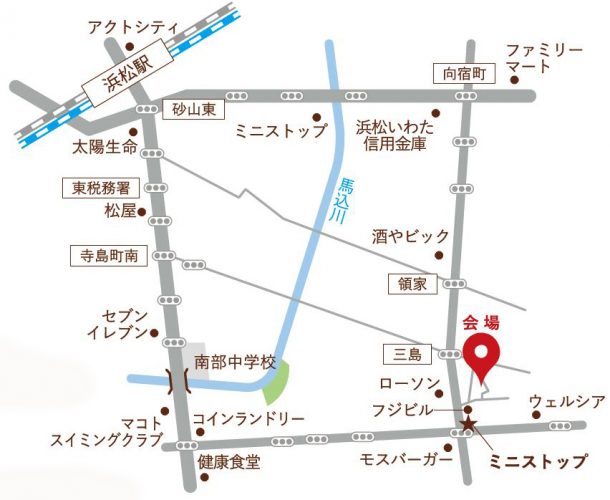 浜松市南区三島町_MAP