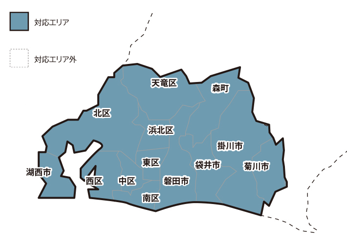 施工エリア【静岡県】