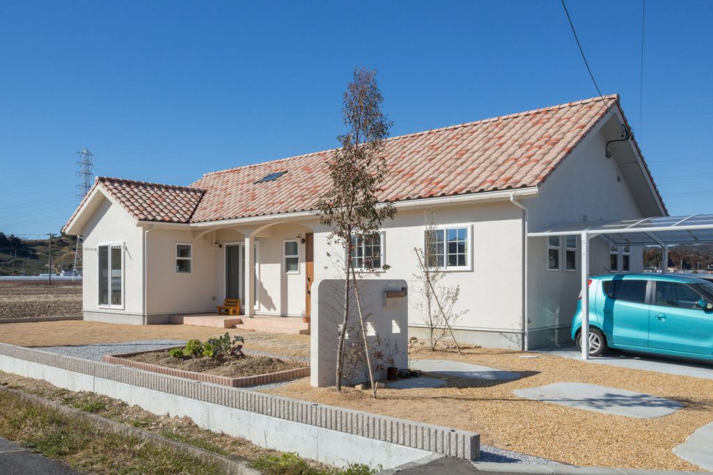 かわいいプロヴァンスの平屋住宅