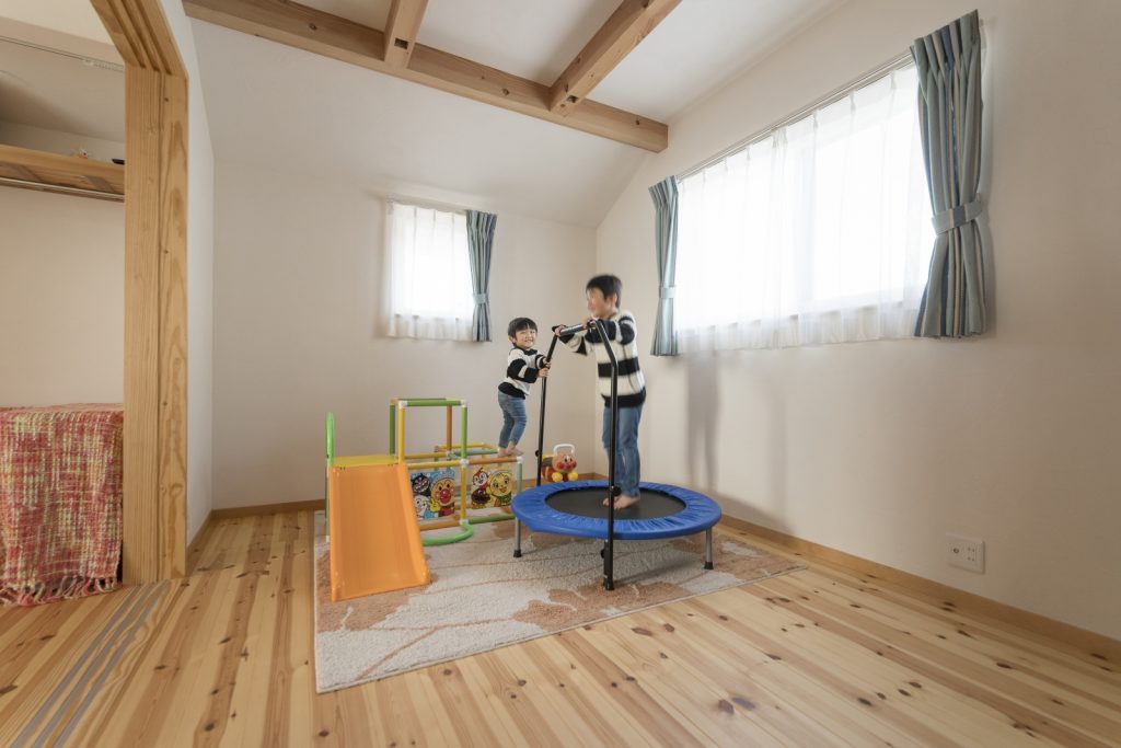 将来2部屋に仕切れる子ども部屋