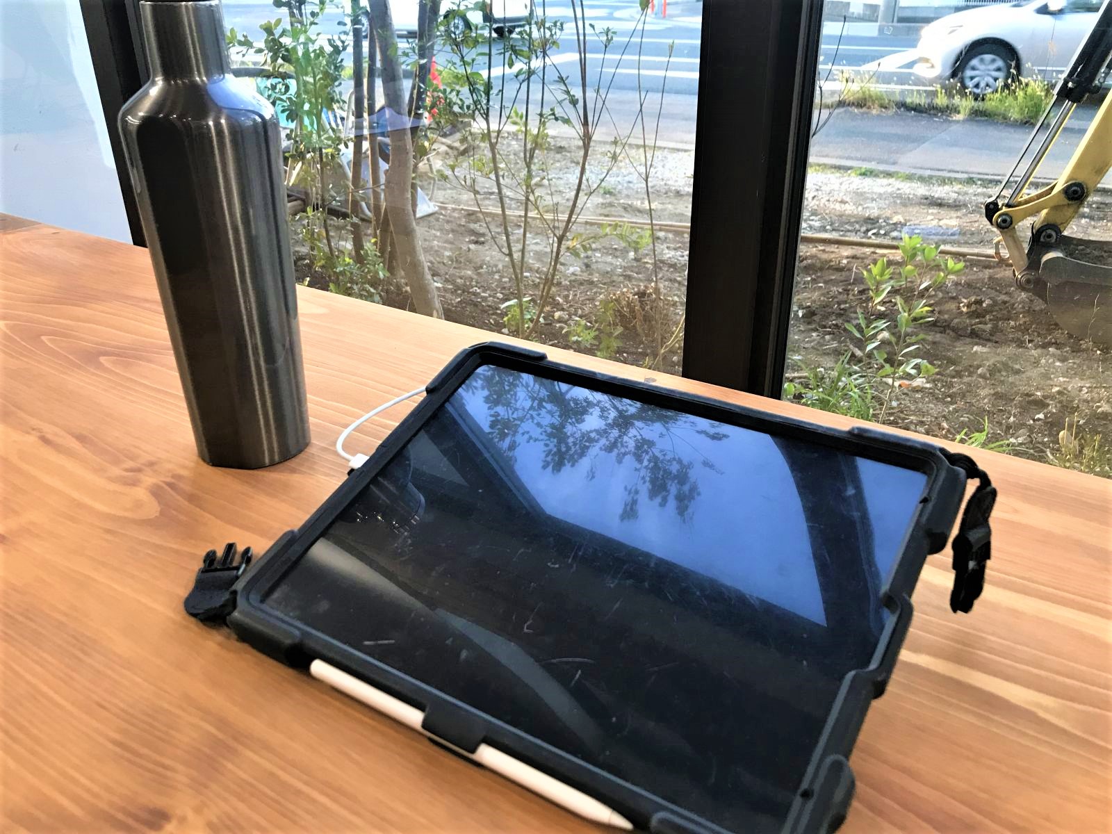 iPadでの仕事風景