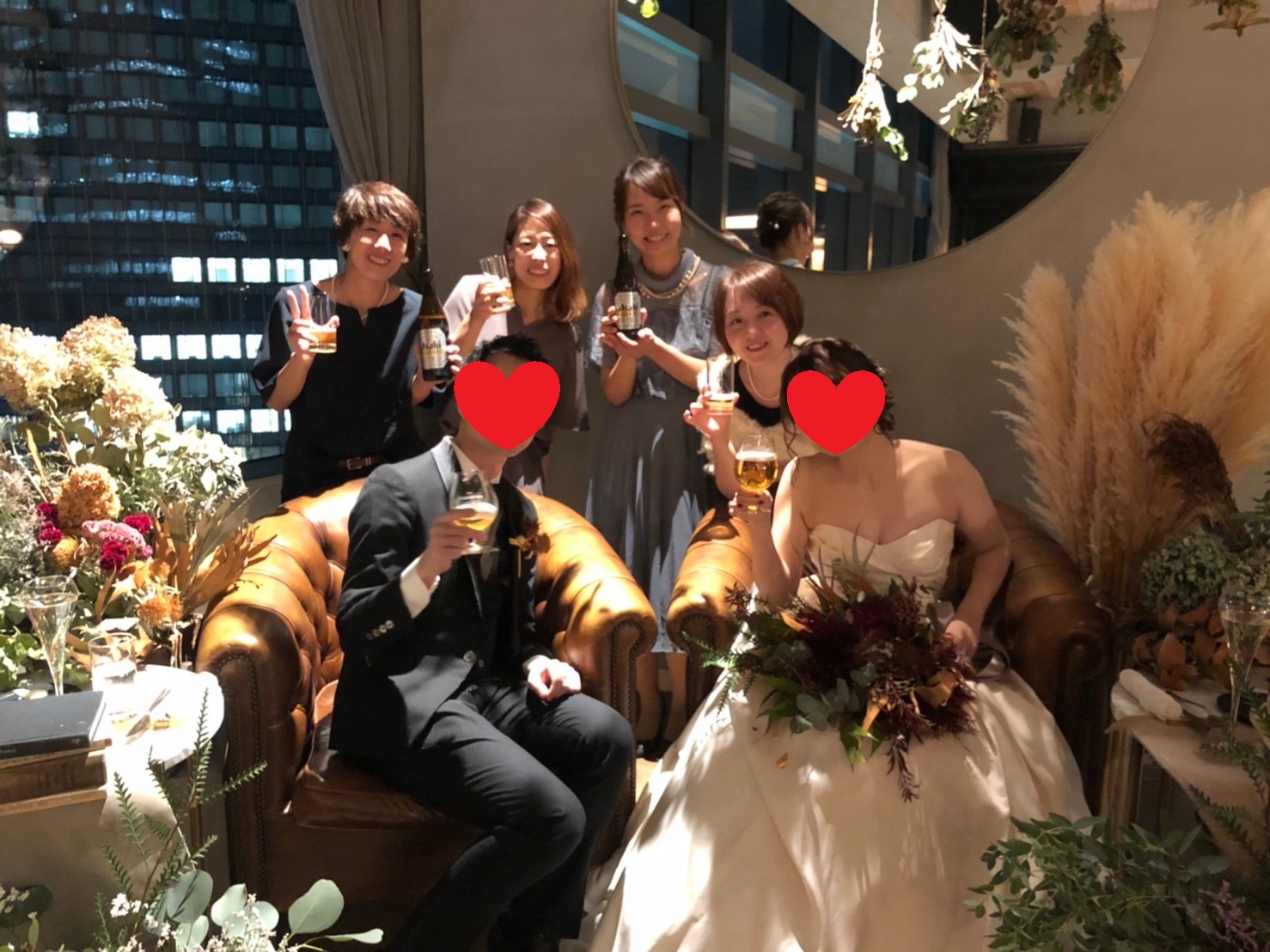 先輩の結婚式