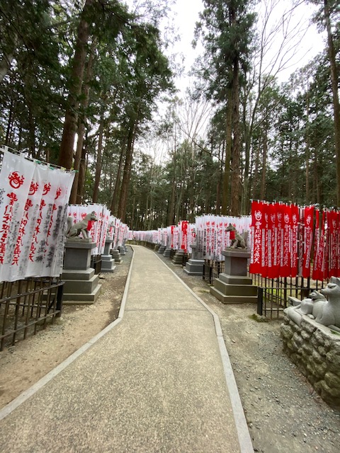 豊川稲荷の通り道