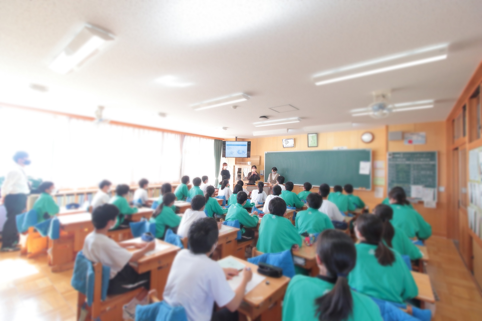 浜名中学での職業講話