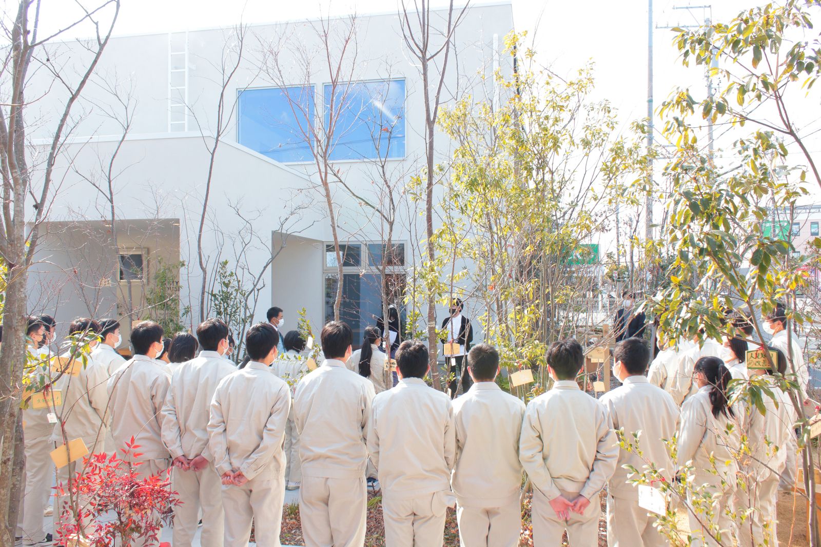 アイジースタイルハウスで浜松工業高校の課外授業