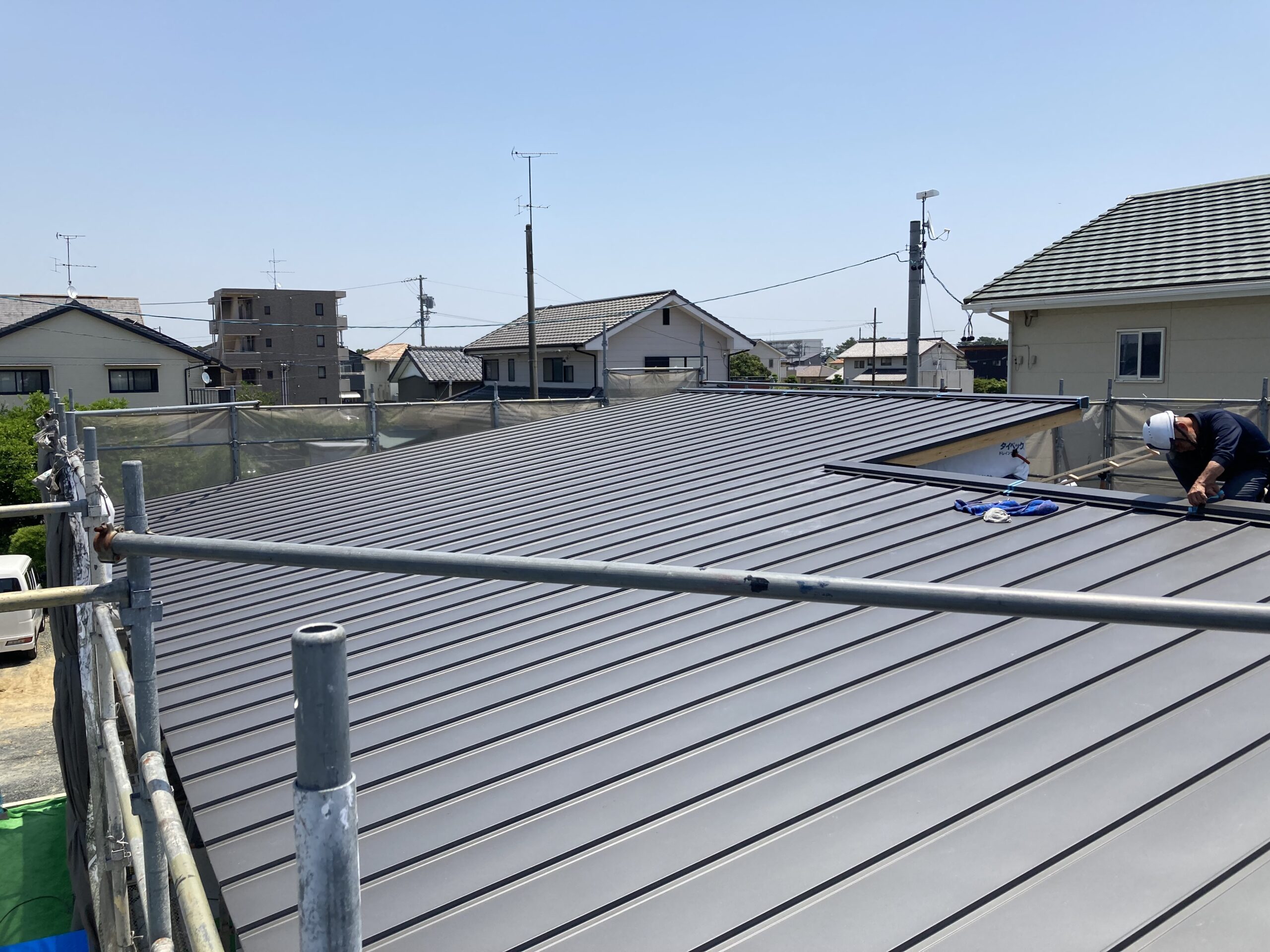 ガルバリウム鋼板 屋根 浜松 名古屋 豊橋で健康住宅の一戸建て 注文住宅ならアイジースタイルハウス