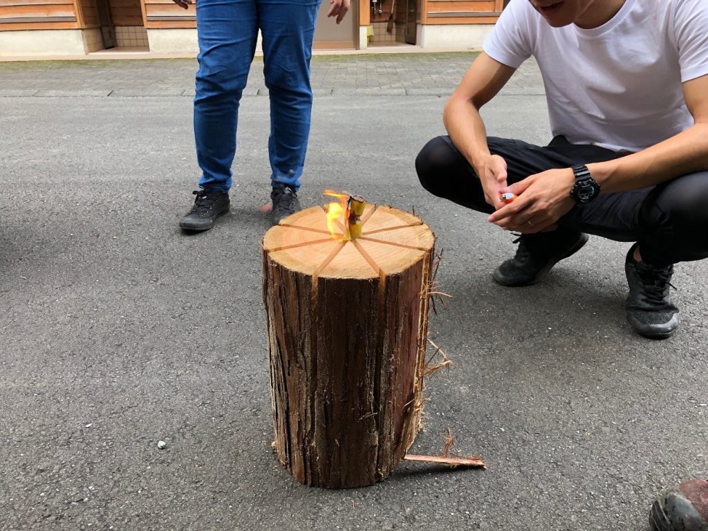 スウェーデントーチならぬ天竜トーチ