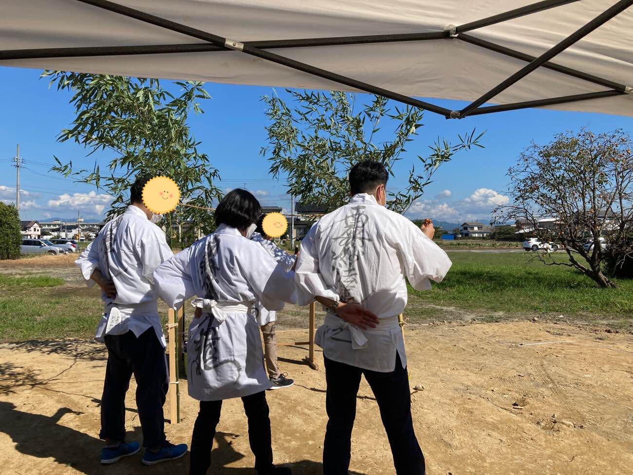 N様邸　地鎮祭の様子