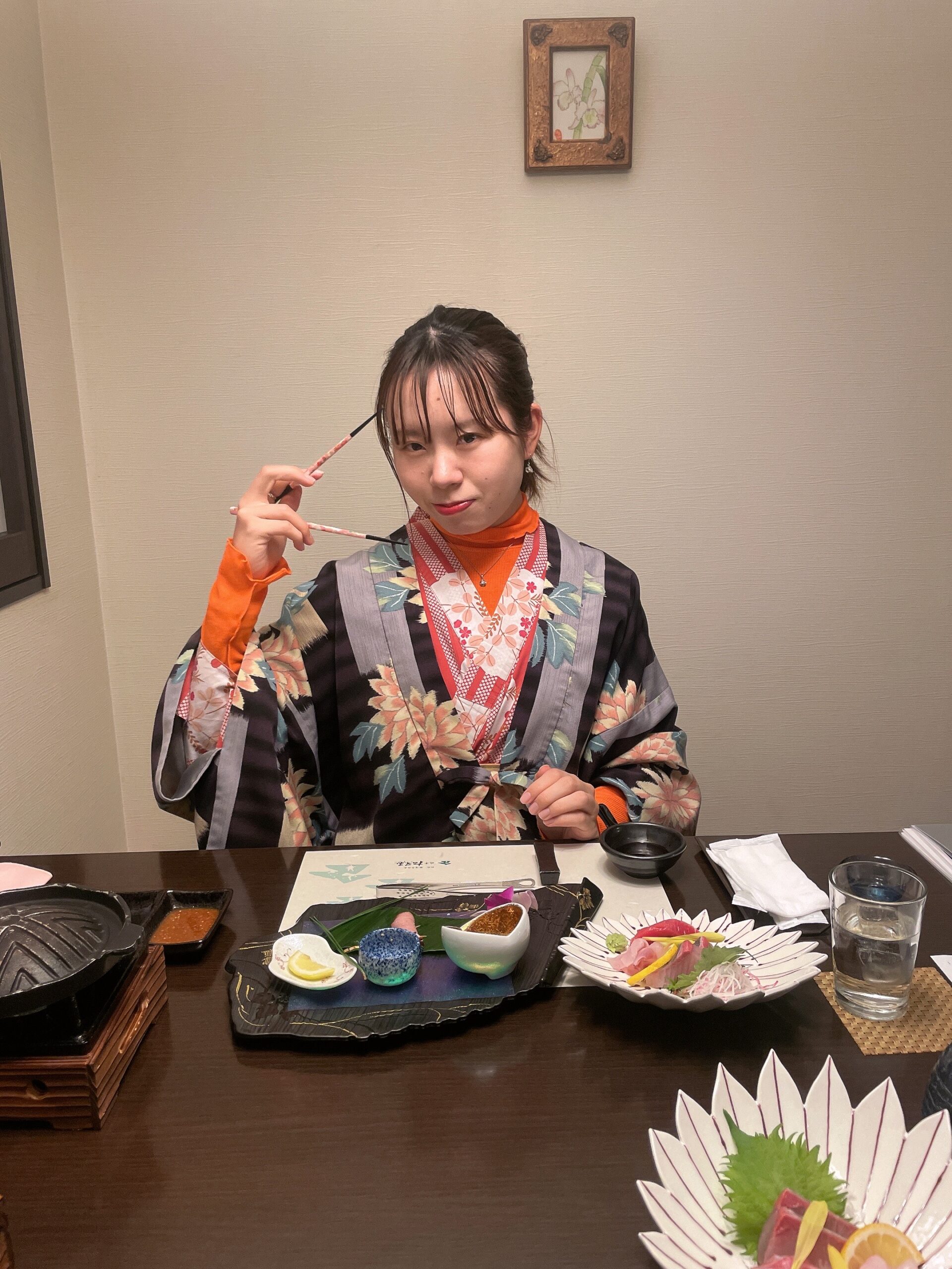 足立さんのお食事の様子