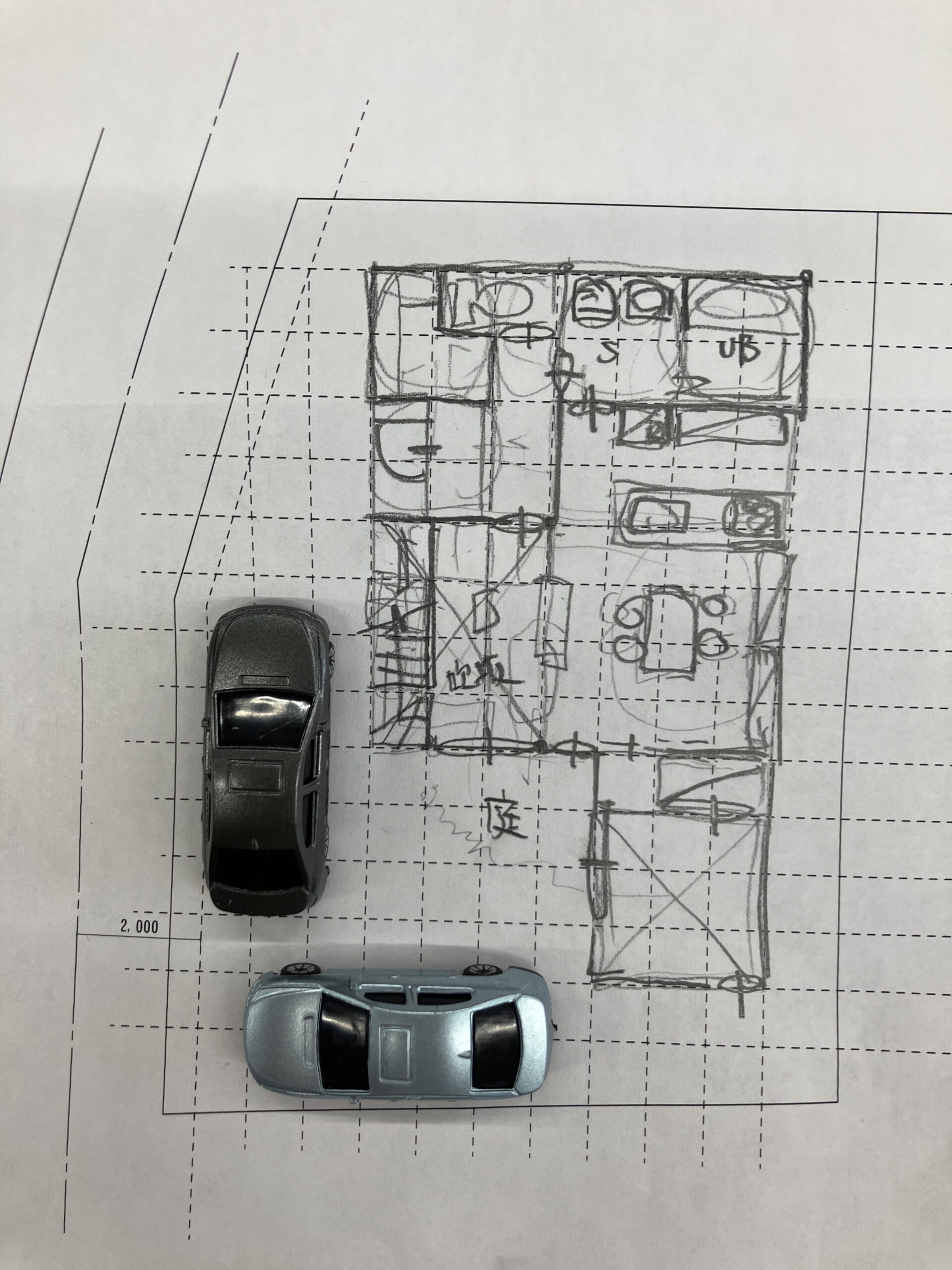 注文住宅　駐車場計画