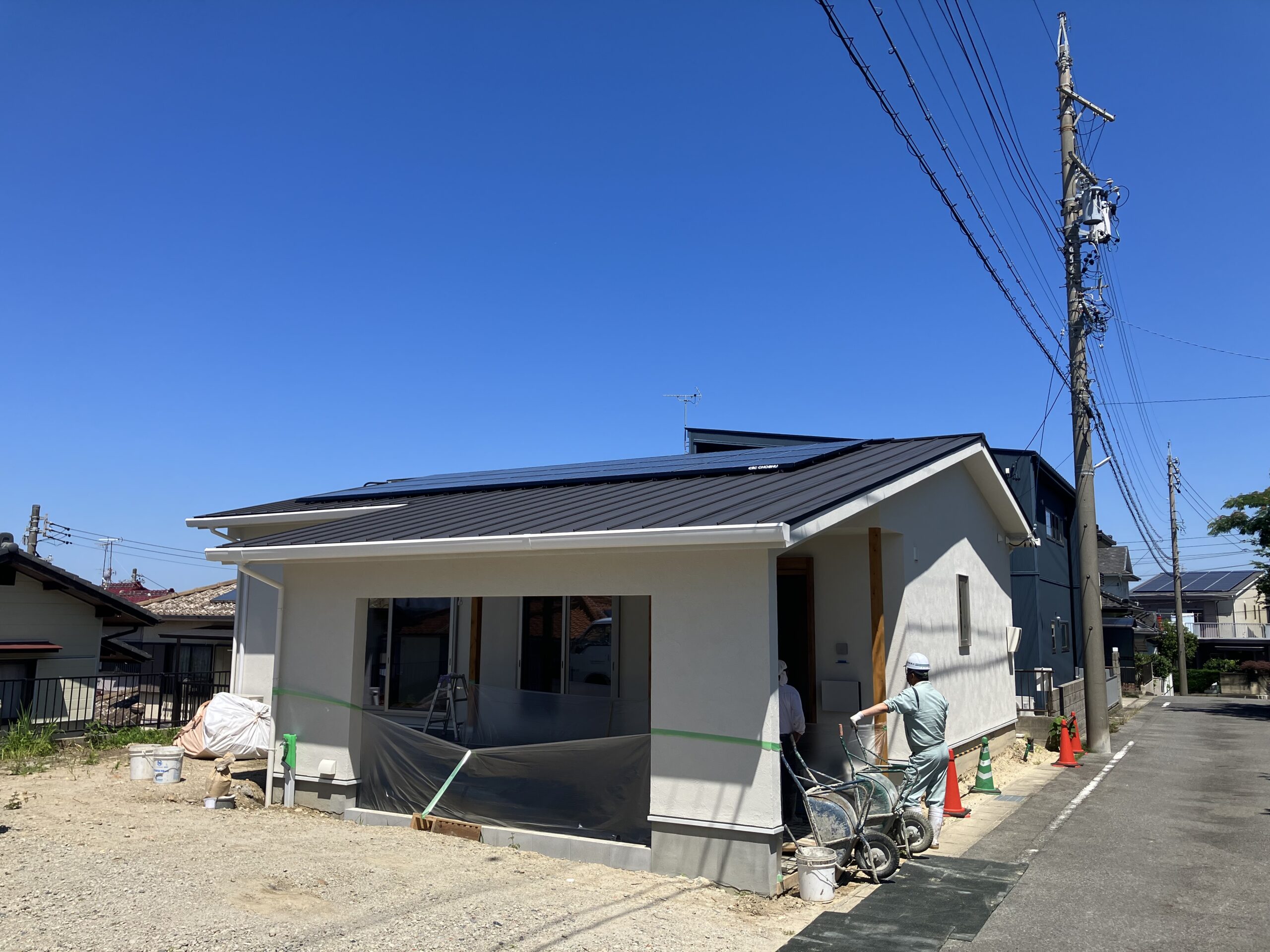 趣味を楽しむ二人暮らしの平屋建て