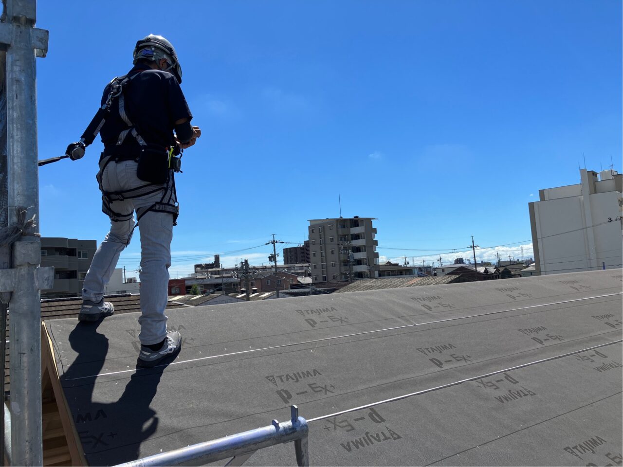 屋根の防水をしっかり確認します！