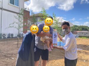 雨降って地固まる　S様地鎮祭おめでとうございます！