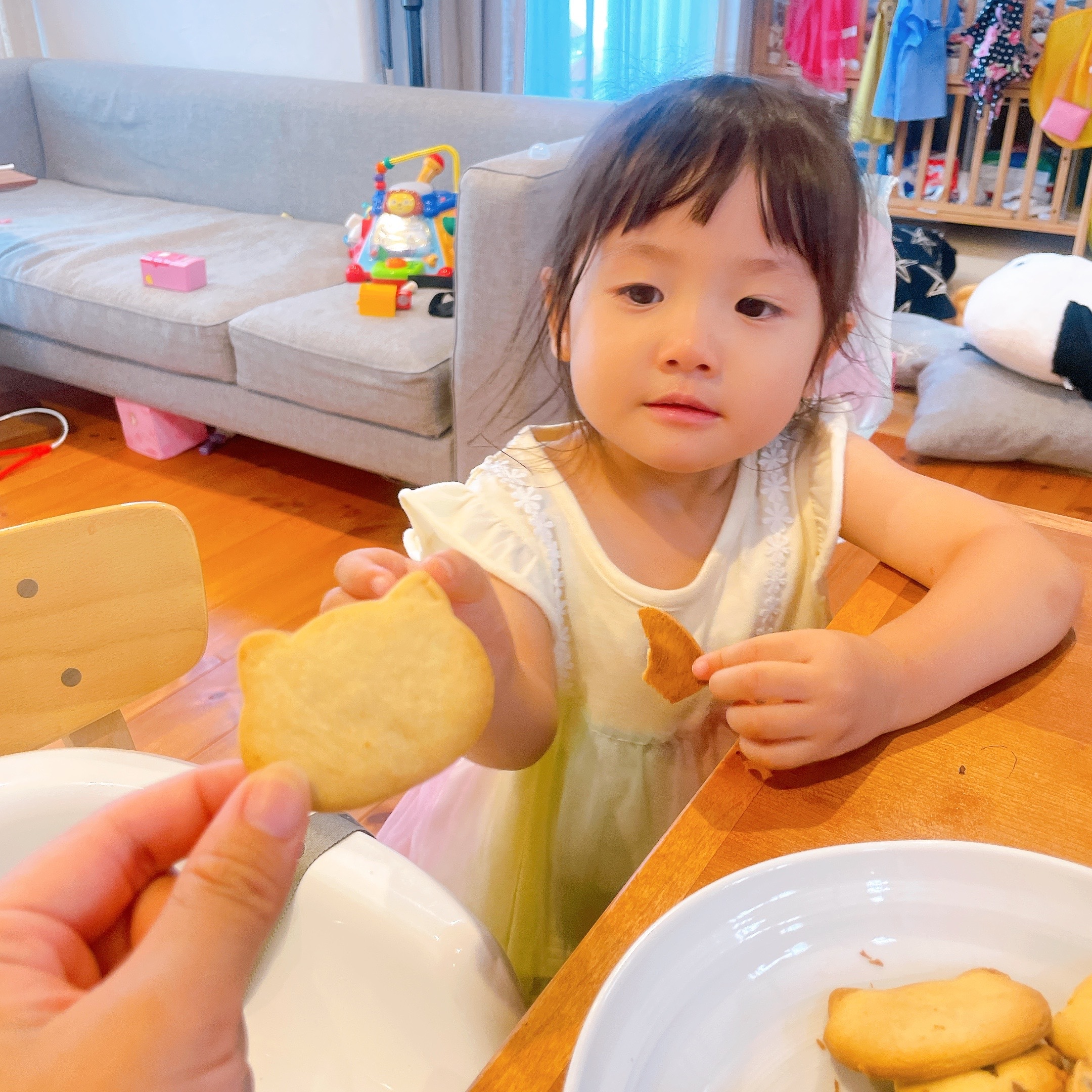 クッキー完成の様子