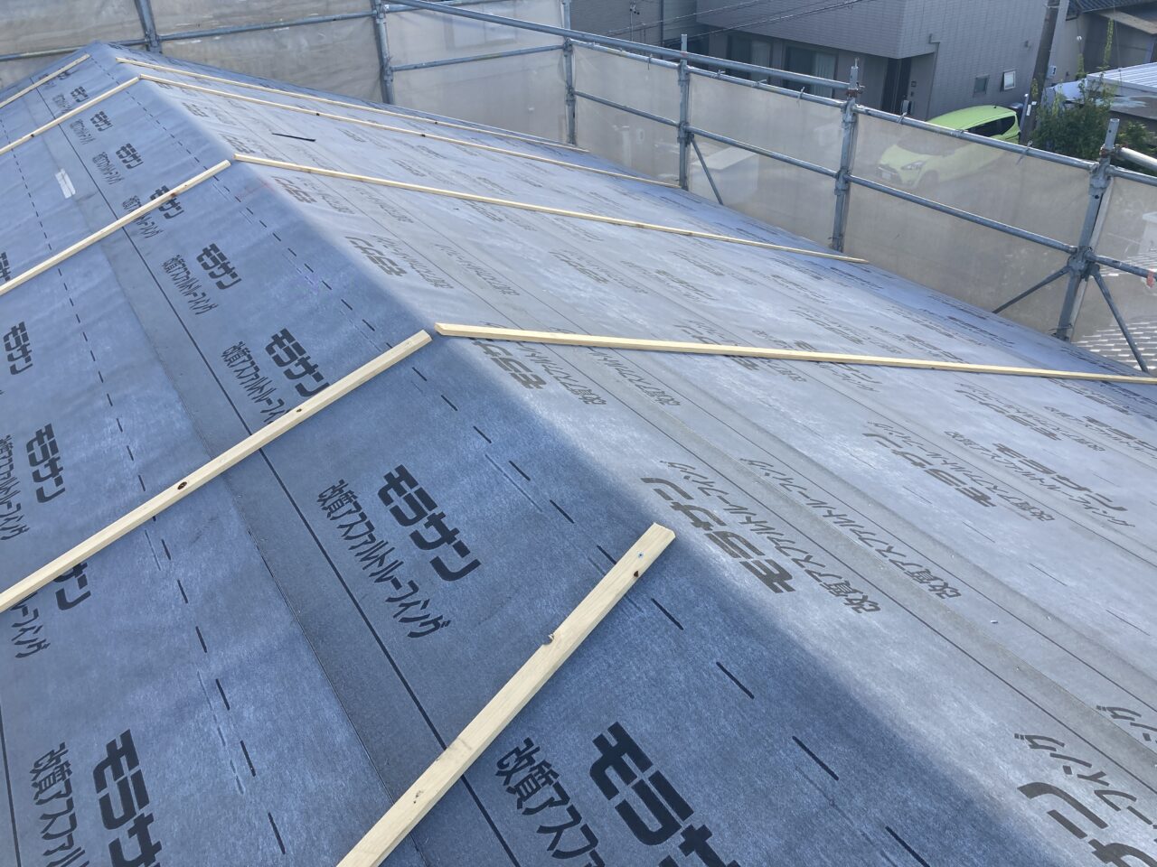 屋根の防水　ルーフィング監査