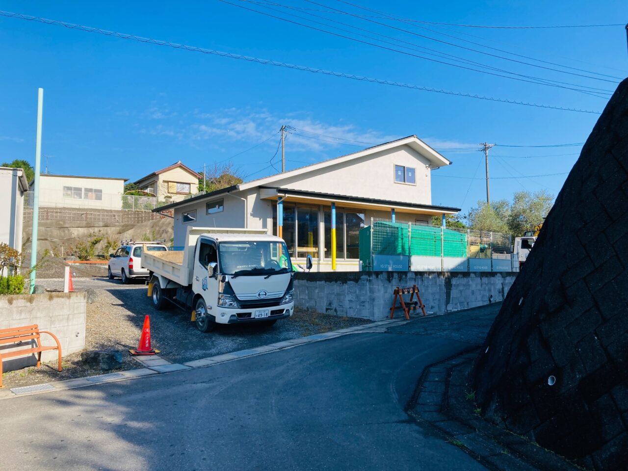 大屋根のお住まい足場も外れました！