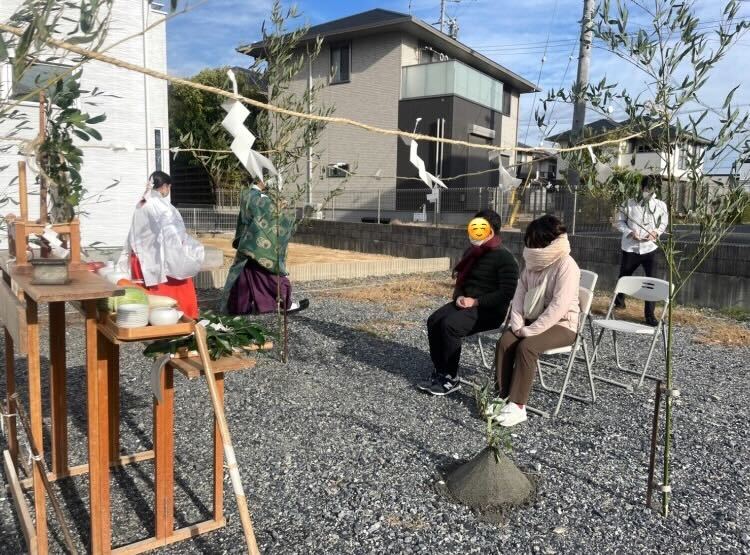 T様地鎮祭の様子