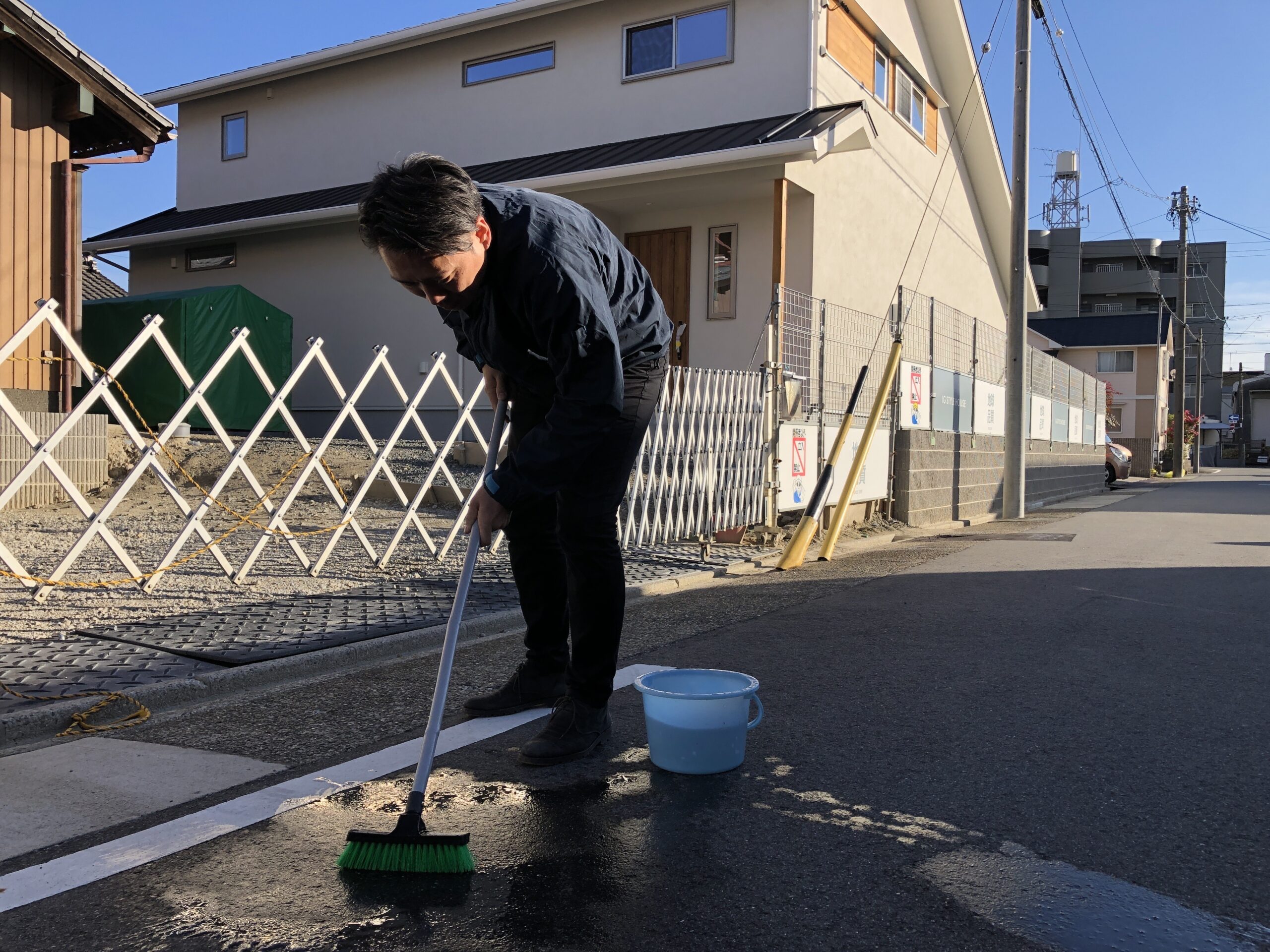 建築途中の住宅をもっと素敵に！　現場クリーン