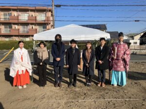 地鎮祭初参加でした！