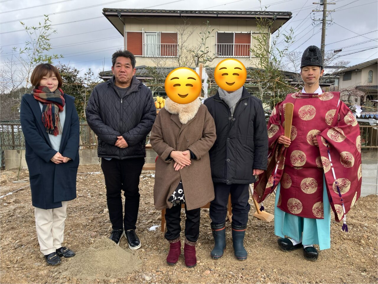 住宅新築工事地鎮祭