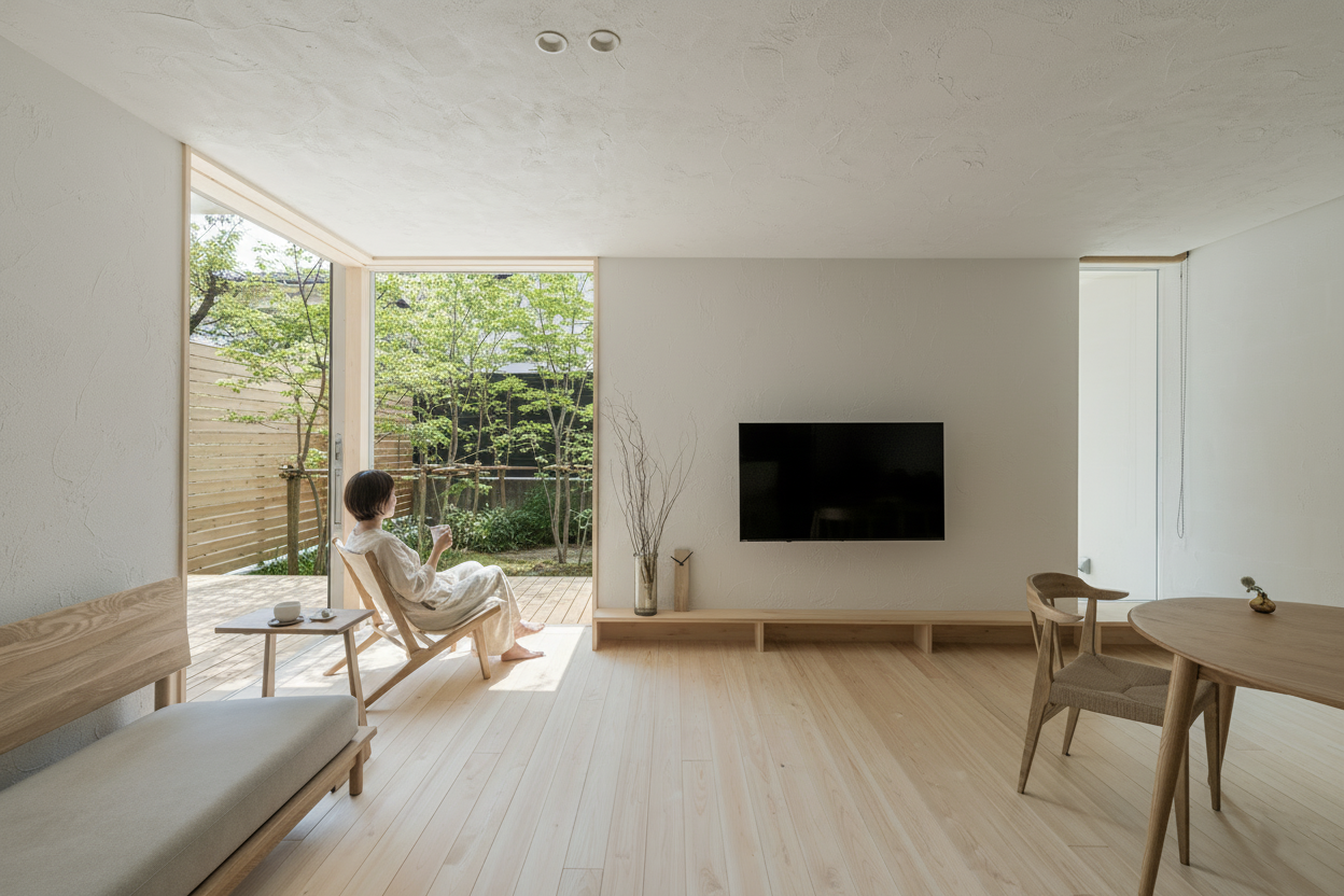 漆喰と無垢木が標準の家<br>豊橋展示場見学会