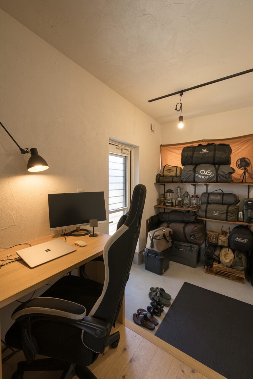 籠れる書斎と趣味スペース