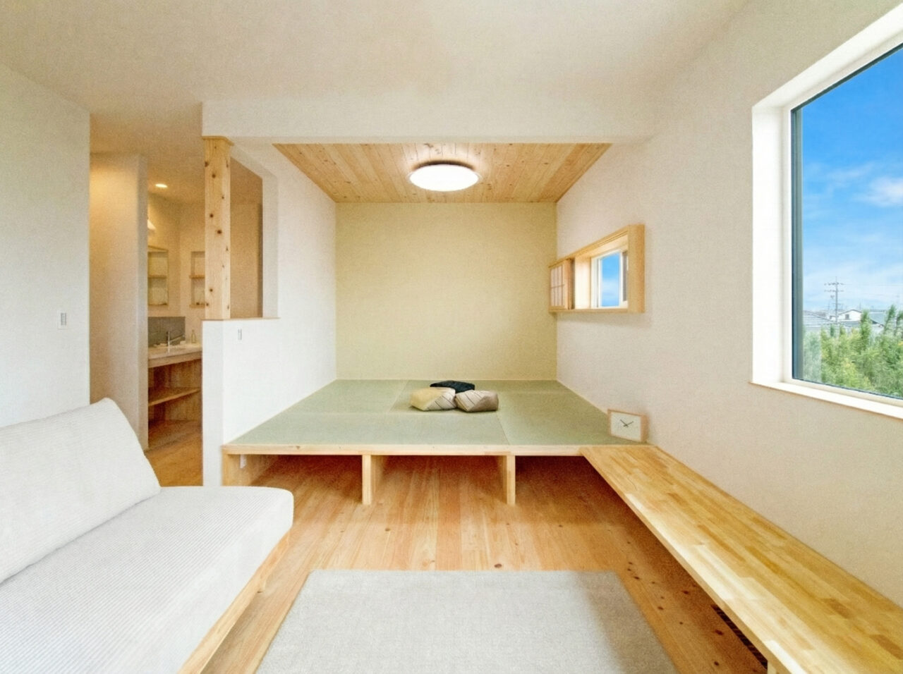 小高い丘に建つ31坪の家<br>眺望を楽しむ暮らし