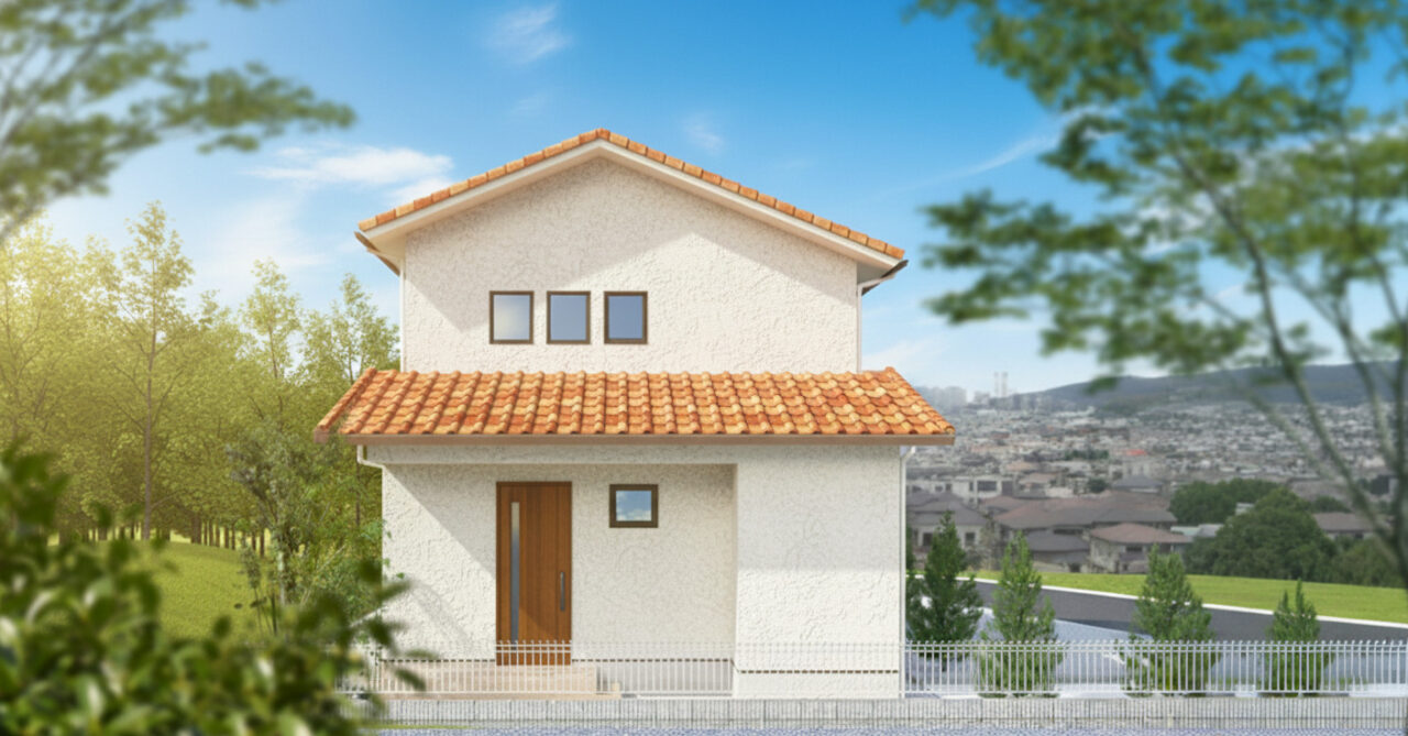 小高い丘に建つ31坪の家<br>眺望を楽しむ暮らし