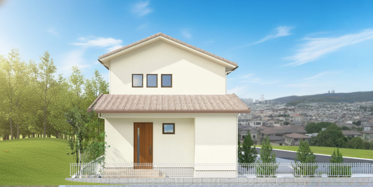 小高い丘に建つ31坪の家<br>眺望を楽しむ暮らし