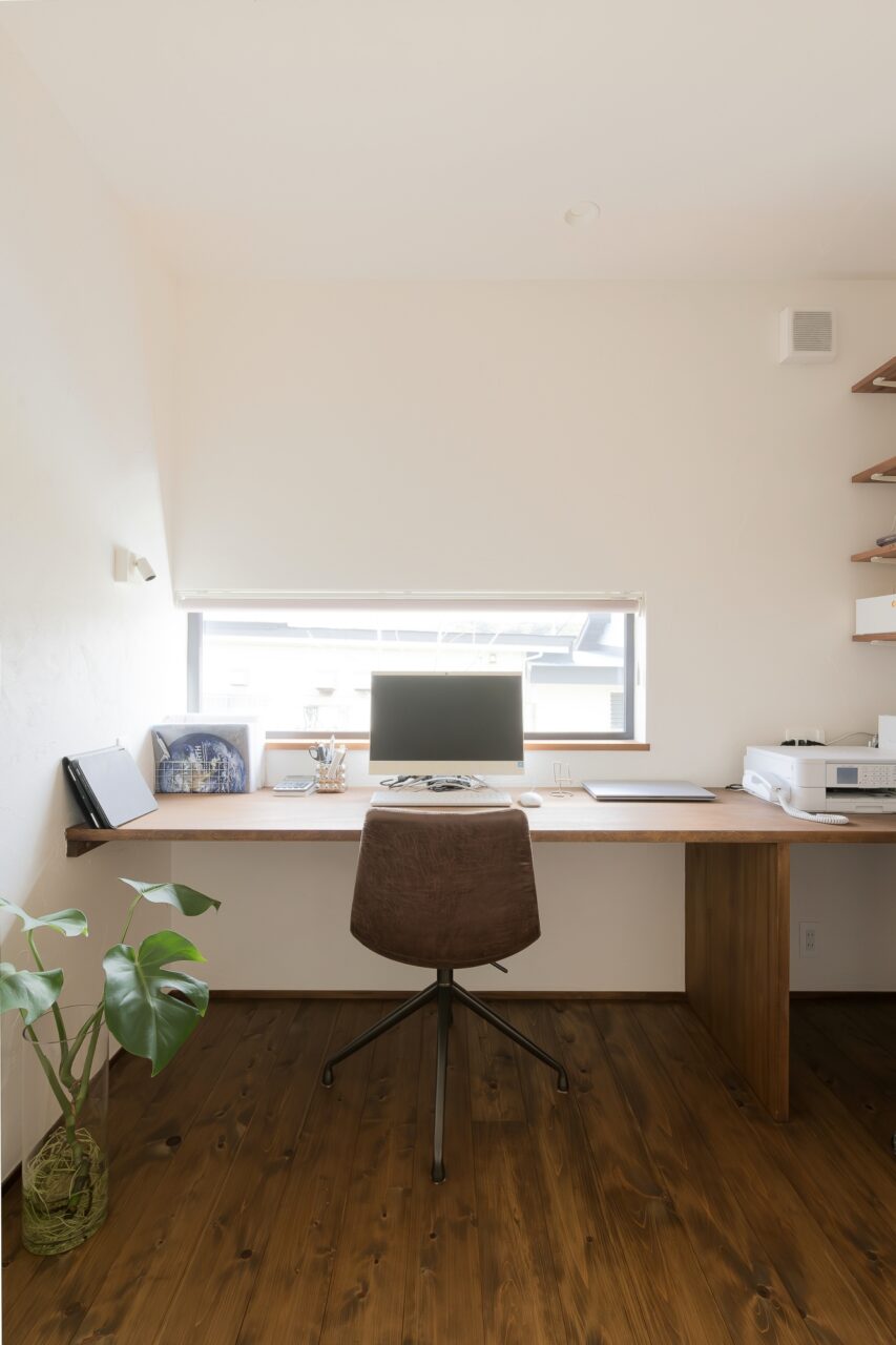 集中とゆとりのワークスペース