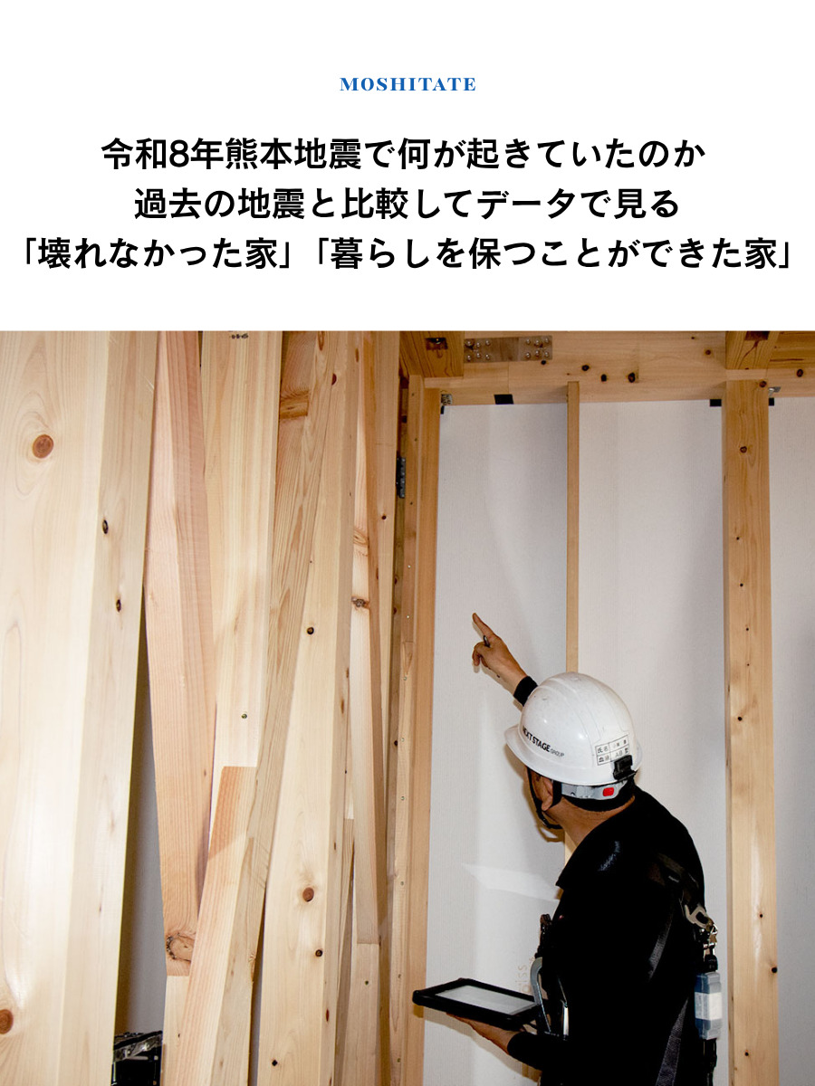 令和8年熊本地震で何が起きていたのか ― 過去の地震と比較してデータで見る「壊れなかった家」「暮らしを保つことができた家」